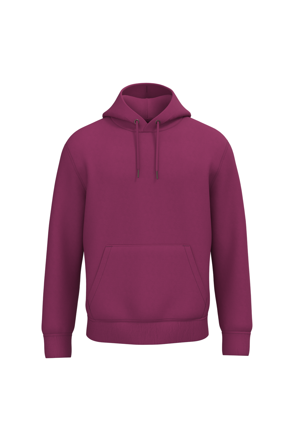 NS401 - Sudadera ecorresponsable con capucha unisex - Cherry Purple - frontal