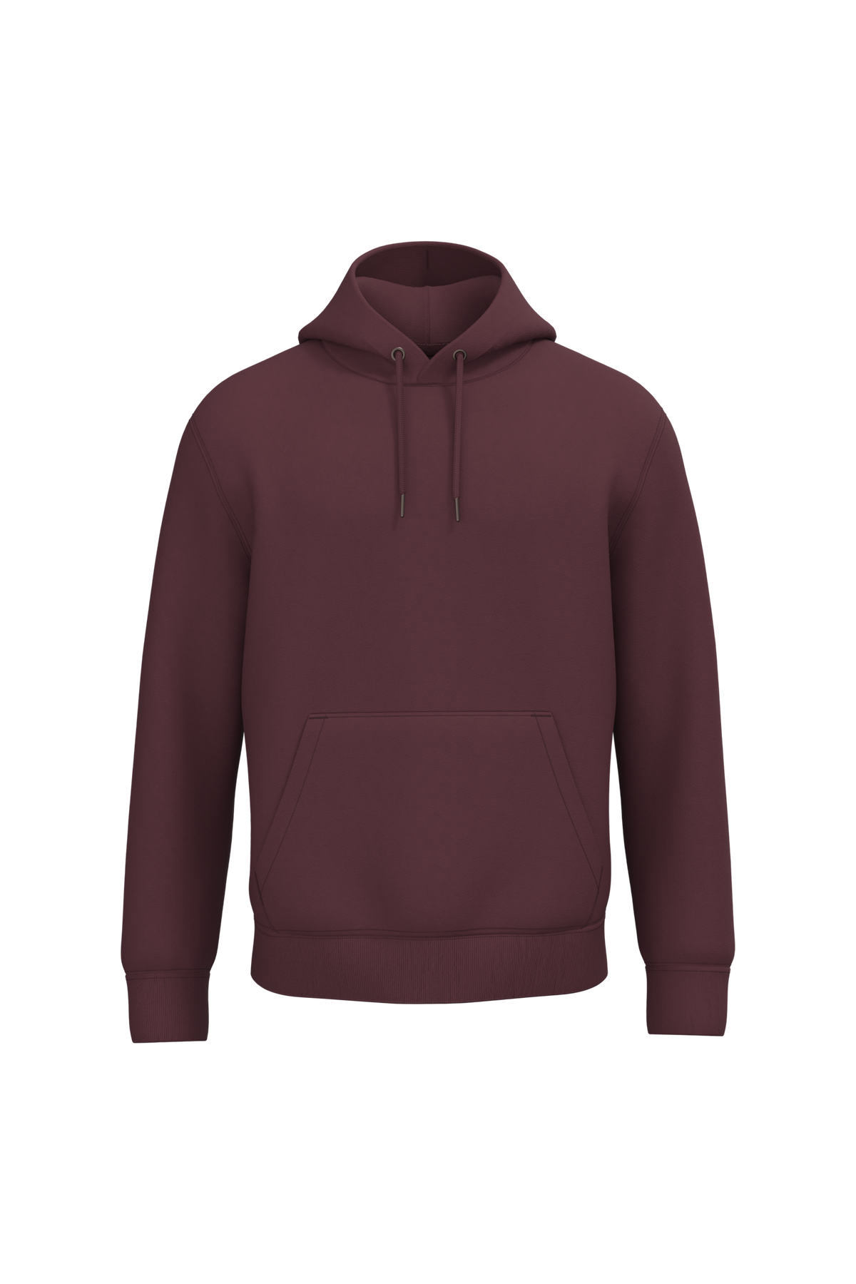 NS401 - Sudadera ecorresponsable con capucha unisex - Dark Cherry - frontal