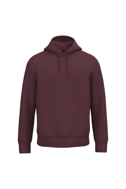 NS401 - Sudadera ecorresponsable con capucha unisex - Dark Cherry - frontal