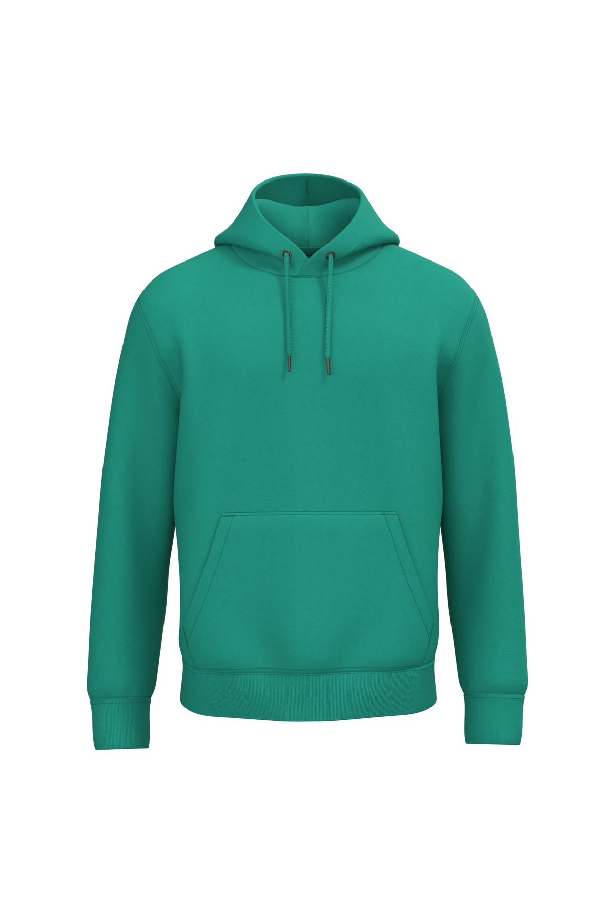 NS401 - Sudadera ecorresponsable con capucha unisex - Gemstone Green - frontal