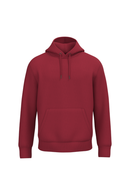 NS401 - Sudadera ecorresponsable con capucha unisex - Hibiscus Red - frontal