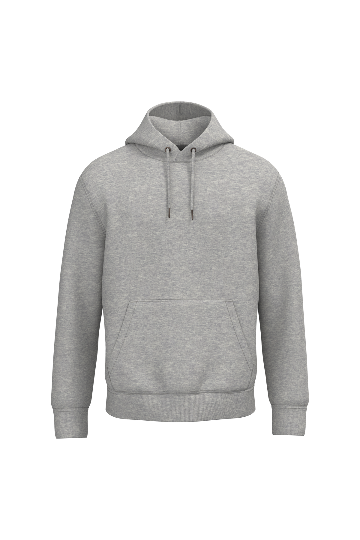 NS401 - Sudadera ecorresponsable con capucha unisex - Moon Grey Heather - frontal