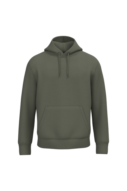 NS401 - Sudadera ecorresponsable con capucha unisex - Organic Khaki - frontal