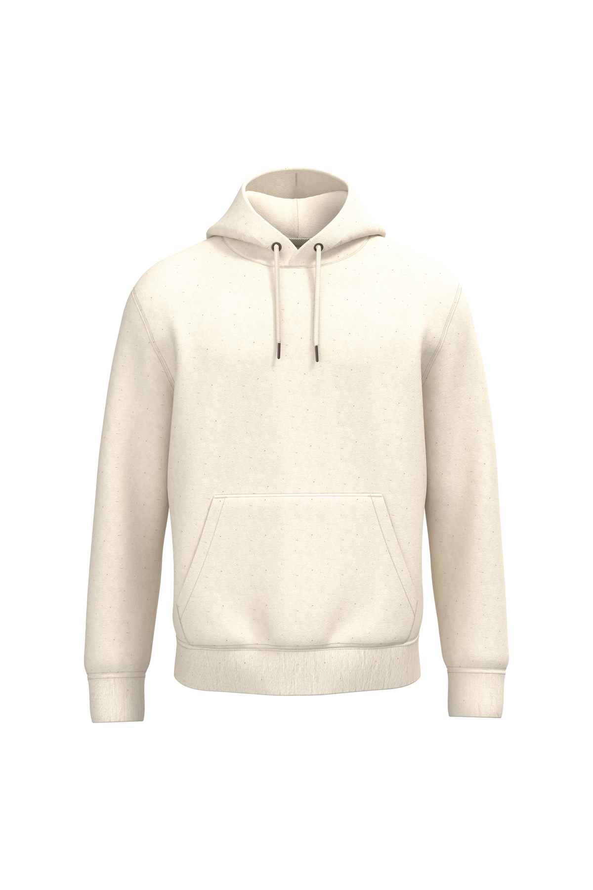 NS401 - Sudadera ecorresponsable con capucha unisex - Raw Natural - frontal