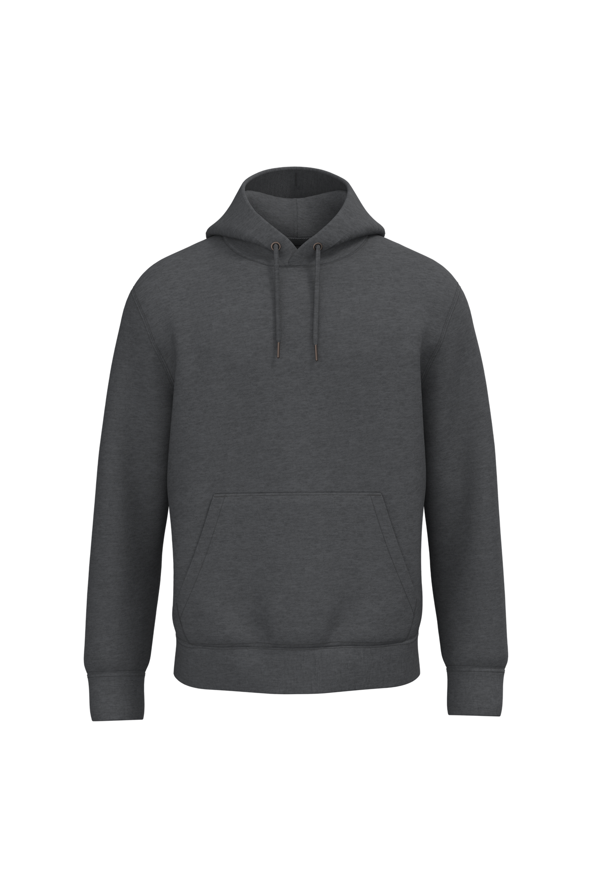NS401 - Sudadera ecorresponsable con capucha unisex - Volcano Grey Heather - frontal