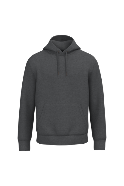 NS401 - Sudadera ecorresponsable con capucha unisex - Volcano Grey Heather - frontal