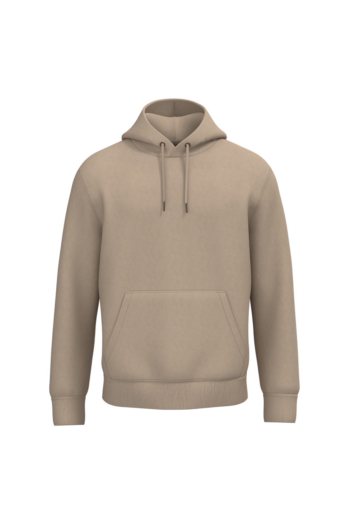 NS401 - Sudadera ecorresponsable con capucha unisex - Wet Sand - frontal