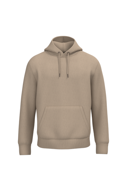 NS401 - Sudadera ecorresponsable con capucha unisex - Wet Sand - frontal