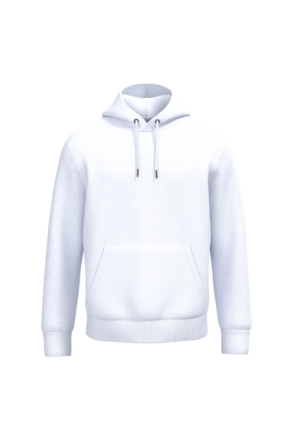 NS401 - Sudadera ecorresponsable con capucha unisex - White - frontal