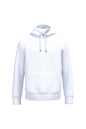 NS401 - Sudadera ecorresponsable con capucha unisex - White - frontal