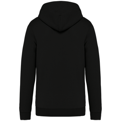 NS402 - Sudadera ecorresponsable con cremallera y capucha unisex - Black - trasera