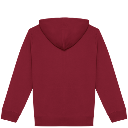 NS402 - Sudadera ecorresponsable con cremallera y capucha unisex - Hibiscus Red - trasera