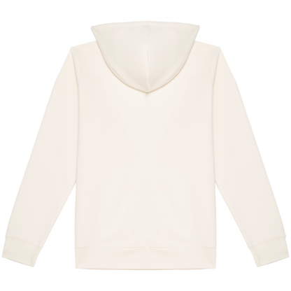 NS402 - Sudadera ecorresponsable con cremallera y capucha unisex - Ivory - trasera