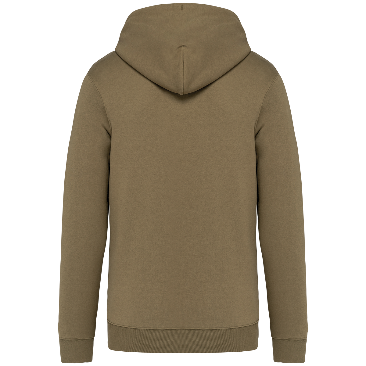 NS402 - Sudadera ecorresponsable con cremallera y capucha unisex - Light Olive Green - trasera