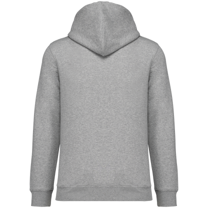 NS402 - Sudadera ecorresponsable con cremallera y capucha unisex - Moon Grey Heather - trasera