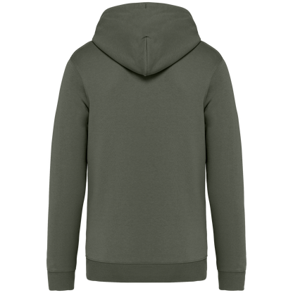 NS402 - Sudadera ecorresponsable con cremallera y capucha unisex - Organic Khaki - trasera