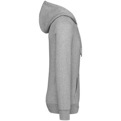 NS402 - Sudadera ecorresponsable con cremallera y capucha unisex - Moon Grey Heather - lateral