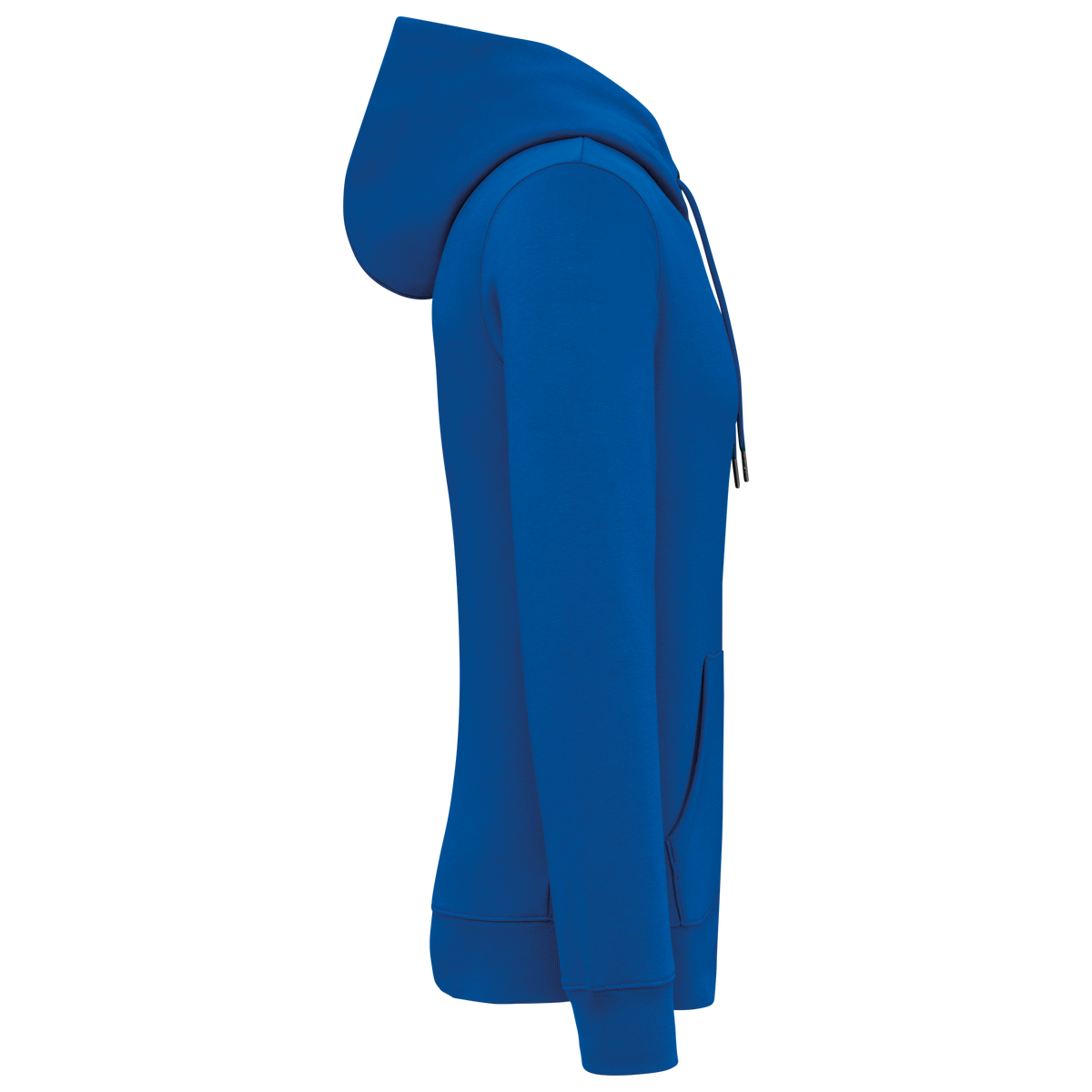 NS402 - Sudadera ecorresponsable con cremallera y capucha unisex - Sea Blue - lateral