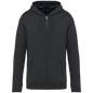 NS402 - Sudadera ecorresponsable con cremallera y capucha unisex - Iron Grey - frontal