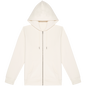 NS402 - Sudadera ecorresponsable con cremallera y capucha unisex - Ivory - frontal