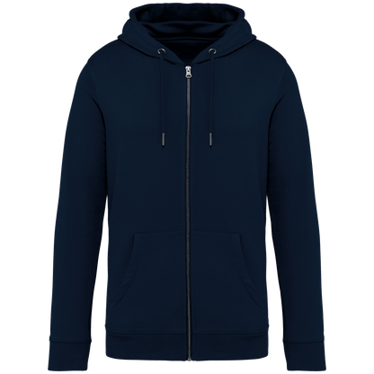 NS402 - Sudadera ecorresponsable con cremallera y capucha unisex - Navy Blue - frontal
