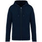 NS402 - Sudadera ecorresponsable con cremallera y capucha unisex - Navy Blue - frontal