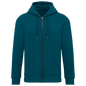 NS402 - Sudadera ecorresponsable con cremallera y capucha unisex - Peacock Green - frontal