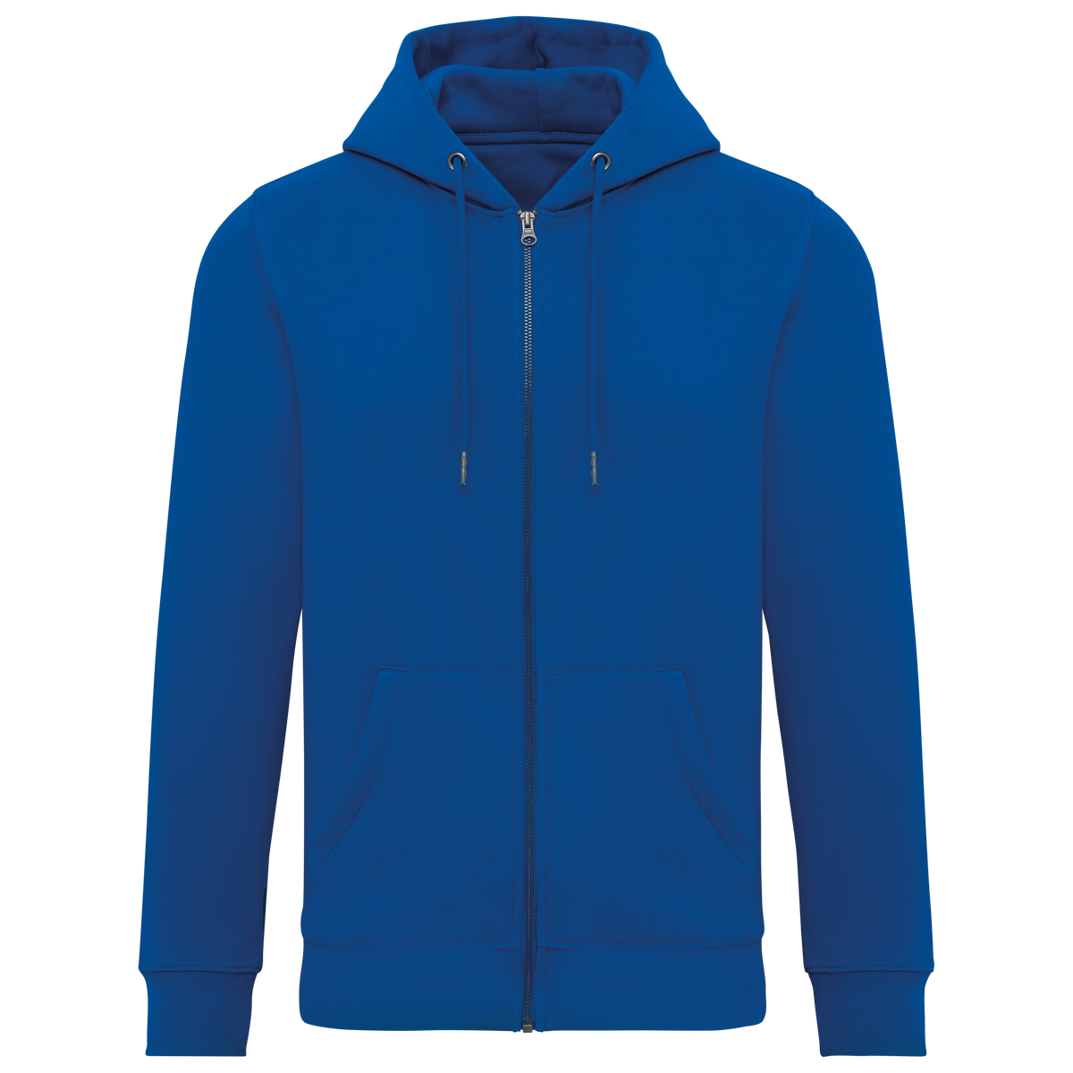 NS402 - Sudadera ecorresponsable con cremallera y capucha unisex - Sea Blue - frontal