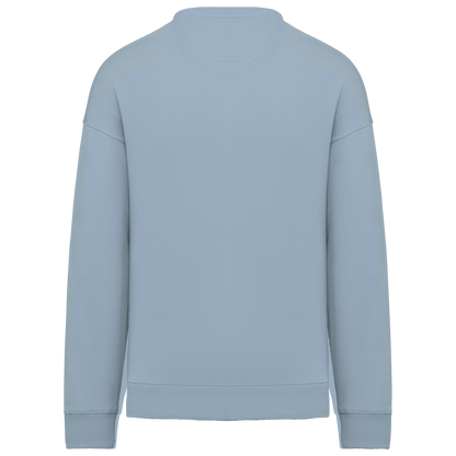 NS407 - Sudadera ecorresponsable cuello redondo oversize unisex - Aquamarine - trasera