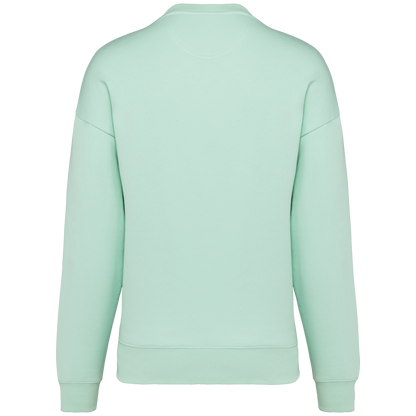 NS407 - Sudadera ecorresponsable cuello redondo oversize unisex - Brook Green - trasera