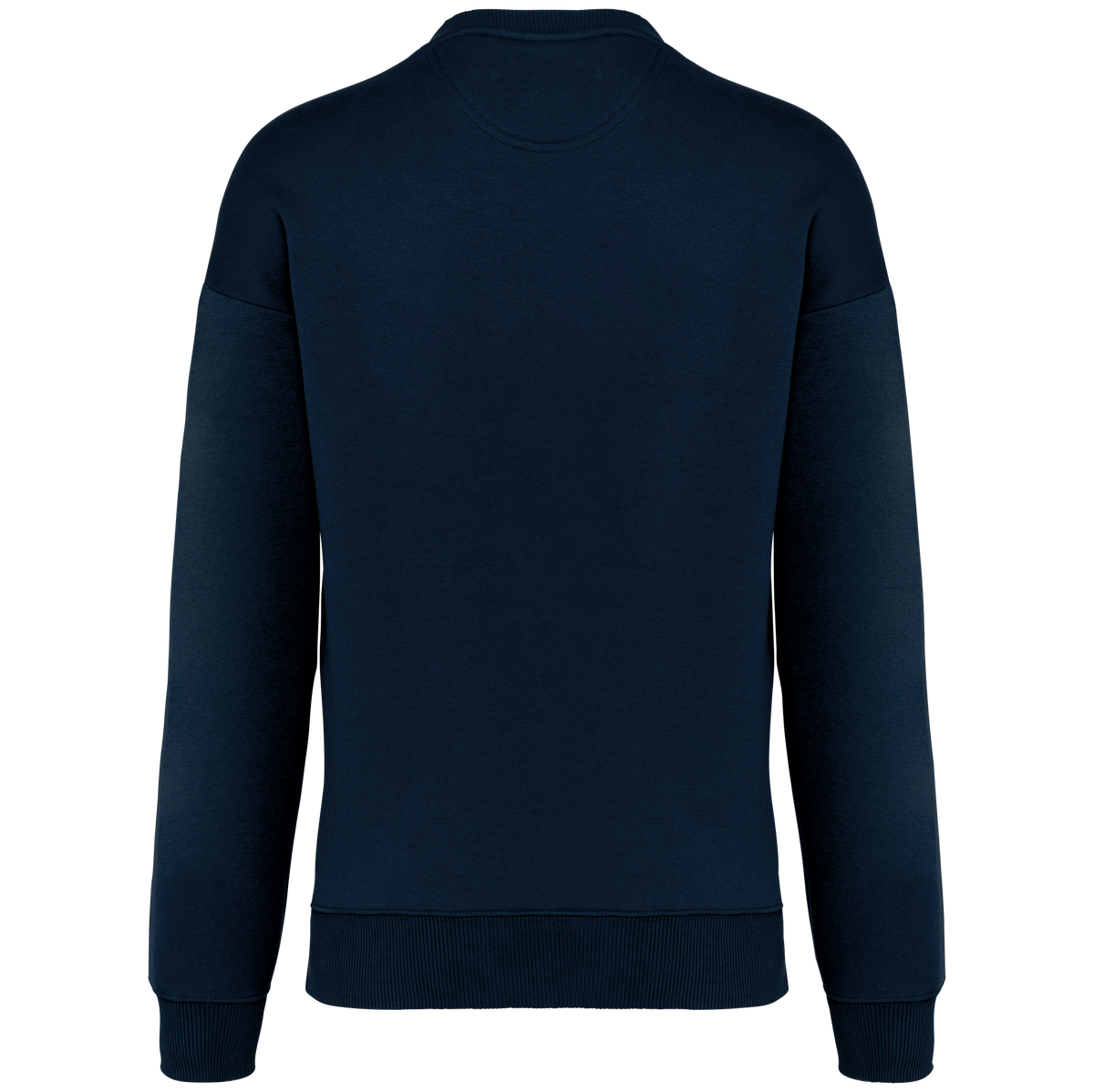 NS407 - Sudadera ecorresponsable cuello redondo oversize unisex - Navy Blue - trasera