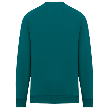 NS407 - Sudadera ecorresponsable cuello redondo oversize unisex - Peacock Green - trasera