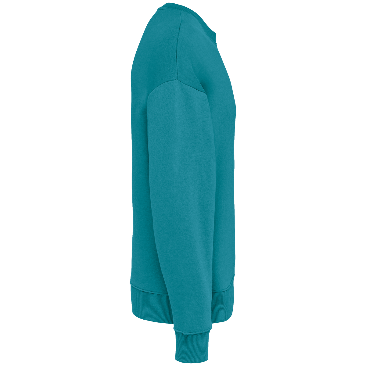 NS407 - Sudadera ecorresponsable cuello redondo oversize unisex - Adriatic Blue - lateral