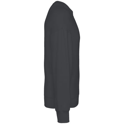NS407 - Sudadera ecorresponsable cuello redondo oversize unisex - Iron Grey - lateral