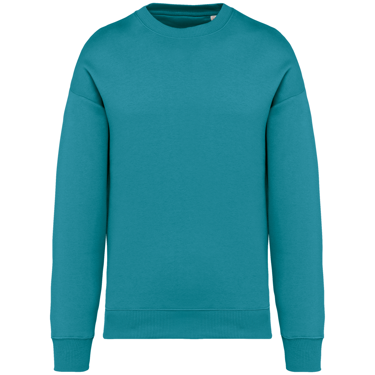 NS407 - Sudadera ecorresponsable cuello redondo oversize unisex - Adriatic Blue - frontal