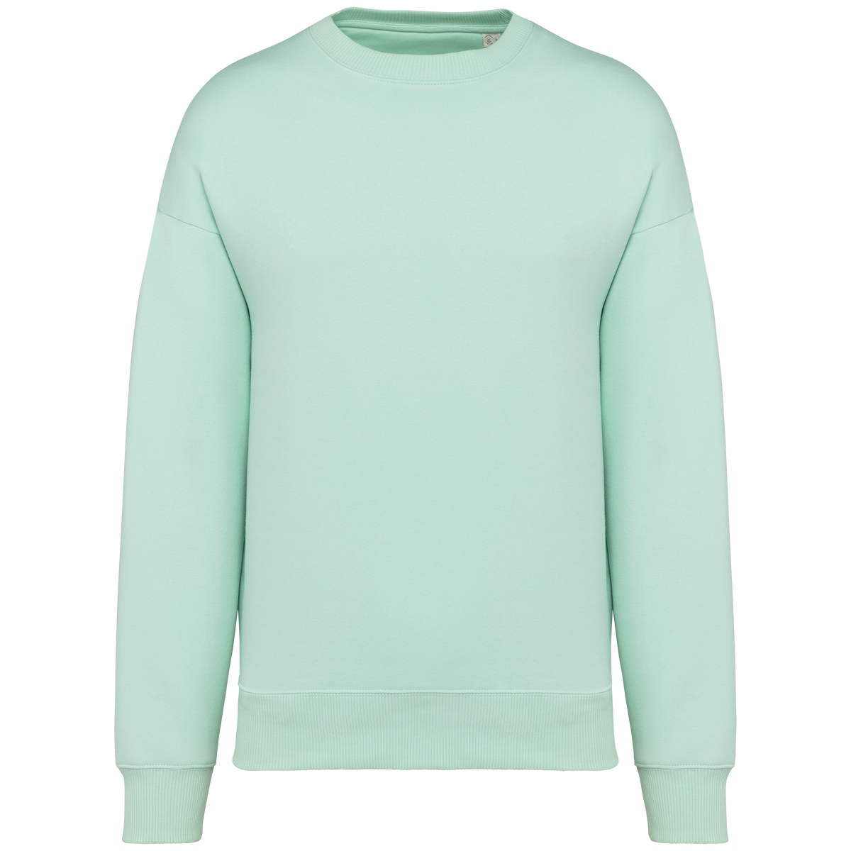 NS407 - Sudadera ecorresponsable cuello redondo oversize unisex - Brook Green - frontal