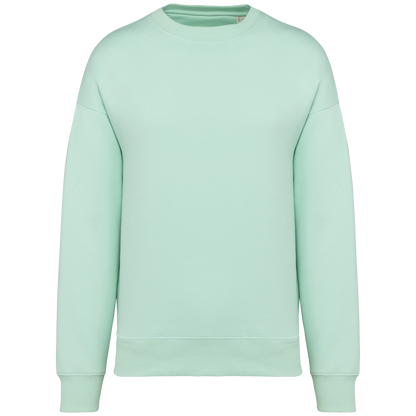 NS407 - Sudadera ecorresponsable cuello redondo oversize unisex - Brook Green - frontal