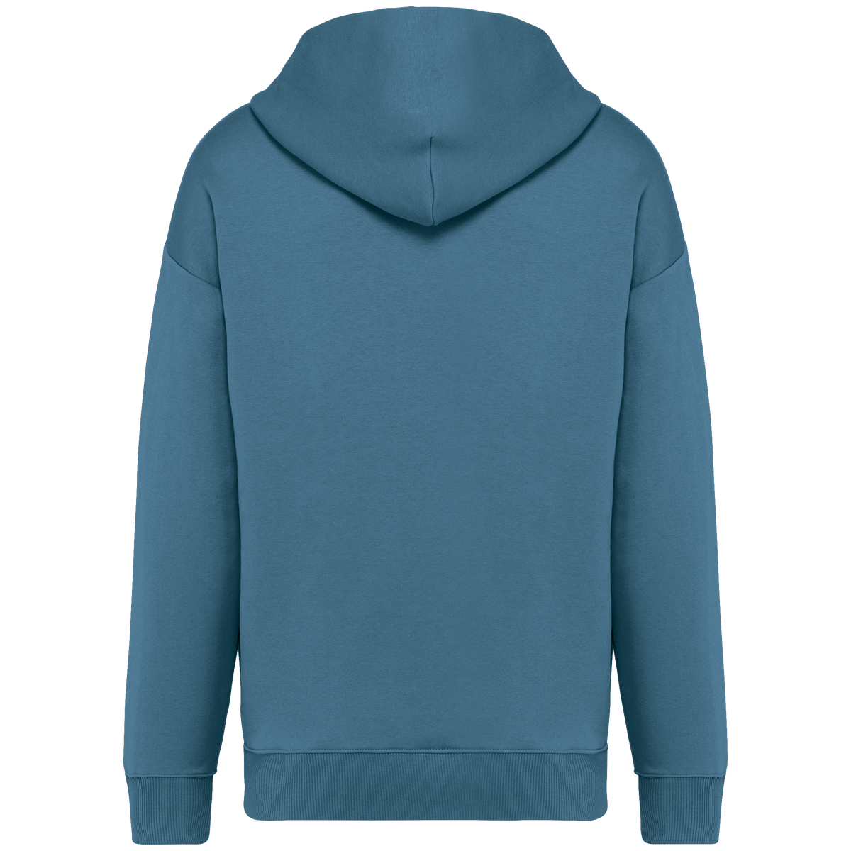 NS408 - Sudadera ecorresponsable con capucha oversize unisex - Adriatic Blue - trasera