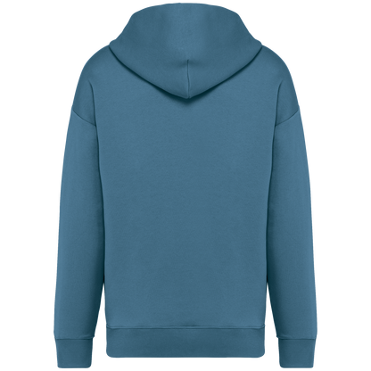 NS408 - Sudadera ecorresponsable con capucha oversize unisex - Adriatic Blue - trasera