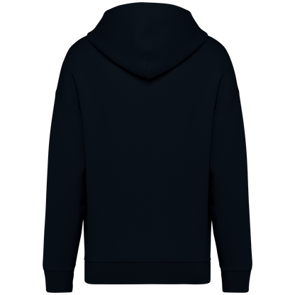 NS408 - Sudadera ecorresponsable con capucha oversize unisex - Black - trasera