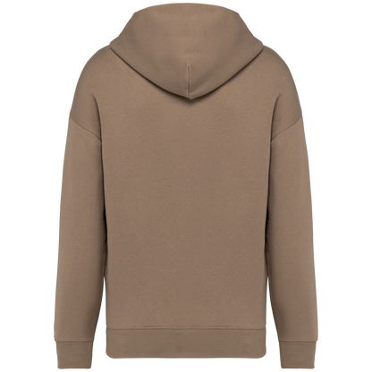 NS408 - Sudadera ecorresponsable con capucha oversize unisex - Driftwood - trasera
