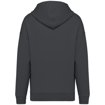 NS408 - Sudadera ecorresponsable con capucha oversize unisex - Iron Grey - trasera