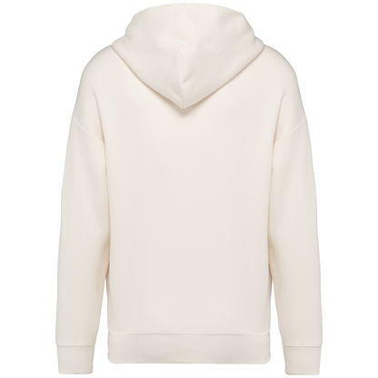 NS408 - Sudadera ecorresponsable con capucha oversize unisex - Ivory - trasera
