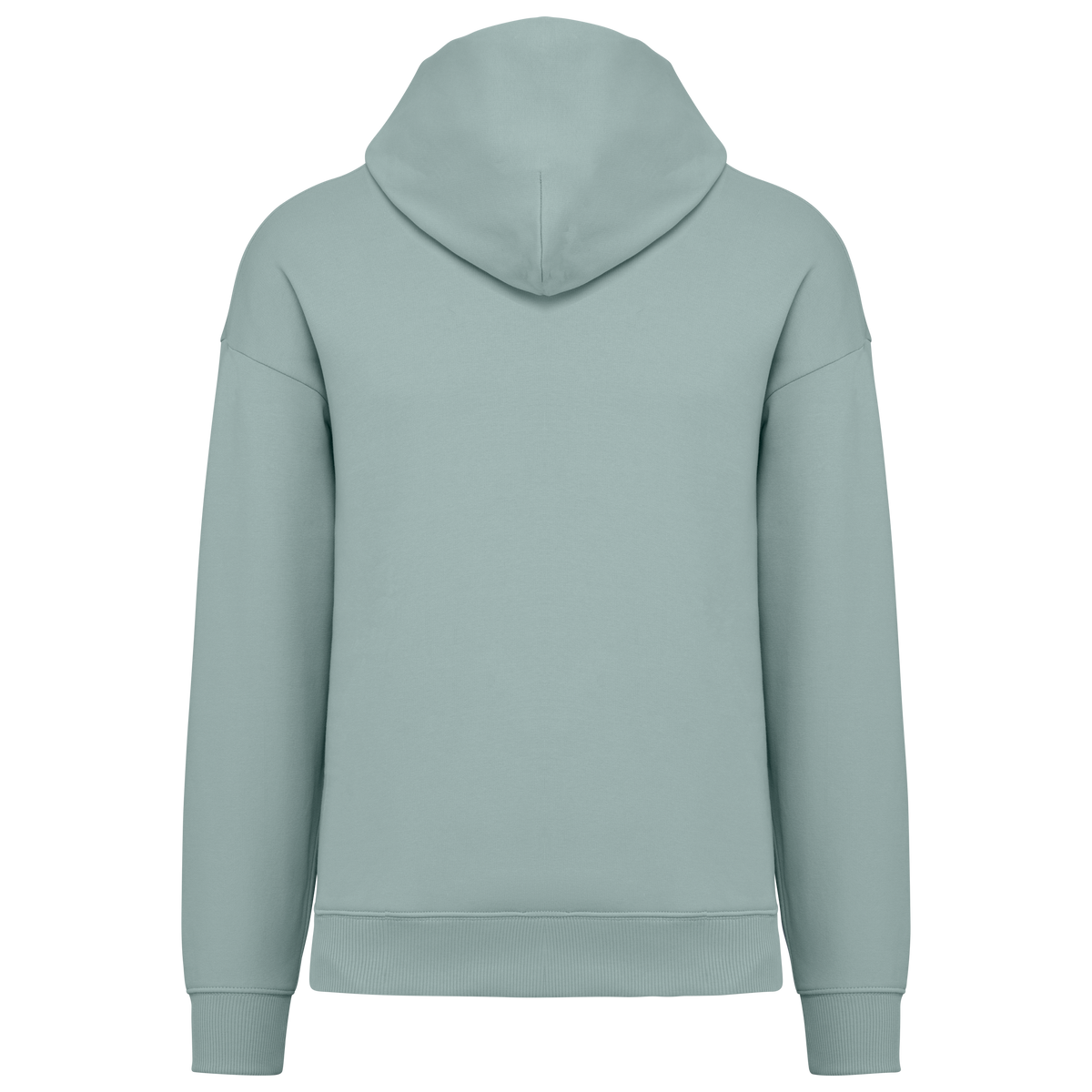 NS408 - Sudadera ecorresponsable con capucha oversize unisex - Jade Green - trasera