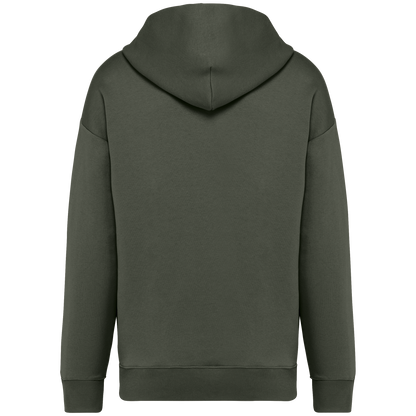 NS408 - Sudadera ecorresponsable con capucha oversize unisex - Organic Khaki - trasera