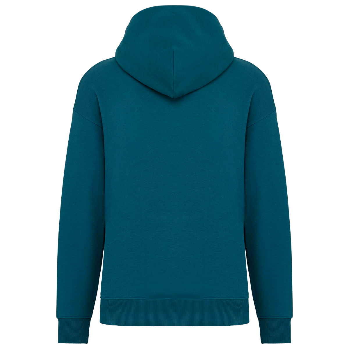 NS408 - Sudadera ecorresponsable con capucha oversize unisex - Peacock Green - trasera