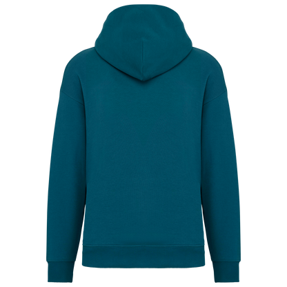 NS408 - Sudadera ecorresponsable con capucha oversize unisex - Peacock Green - trasera