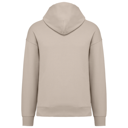 NS408 - Sudadera ecorresponsable con capucha oversize unisex - Raw Natural - trasera