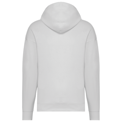 NS408 - Sudadera ecorresponsable con capucha oversize unisex - White - trasera