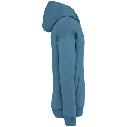 NS408 - Sudadera ecorresponsable con capucha oversize unisex - Adriatic Blue - lateral